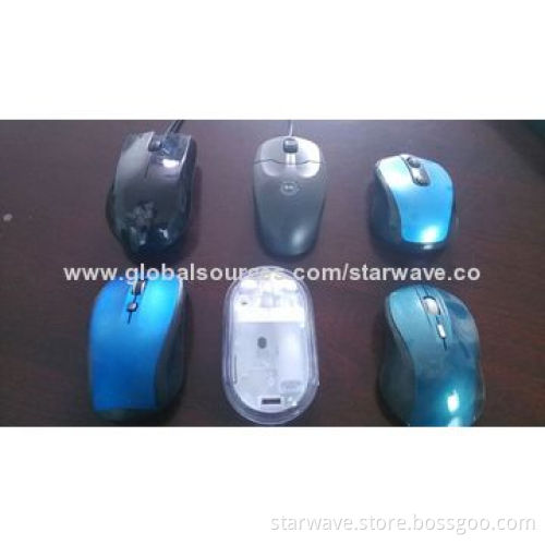 Wireless Optical Mouse with 1.5V Rated Working Voltage, 1600dpi Resolution